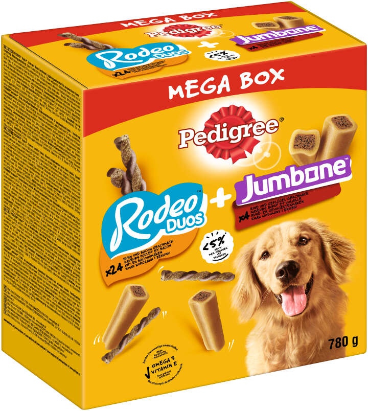 Pedigree Hundeleckerlis Leckerbissen Riesenknochen Mixbox
